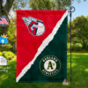 Guardians vs Athletics House Divided Flag, MLB House Divided Flag