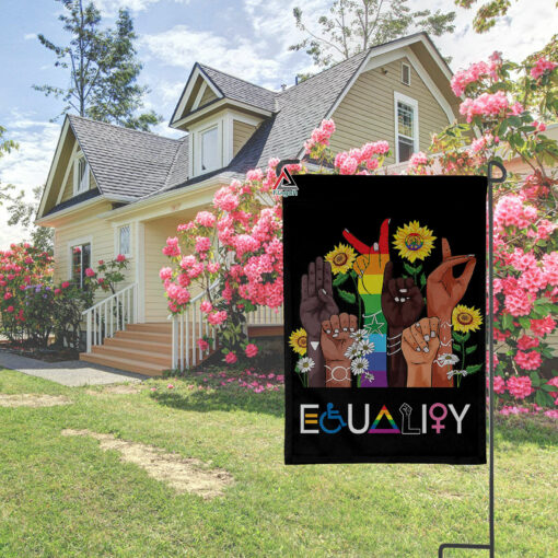 Equality Flag, LGBT Pride Yard Decoration, Black History House Flag