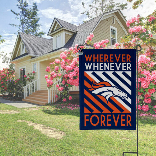 Denver Broncos Forever Fan Flag, NFL Sport Fans Outdoor Flag
