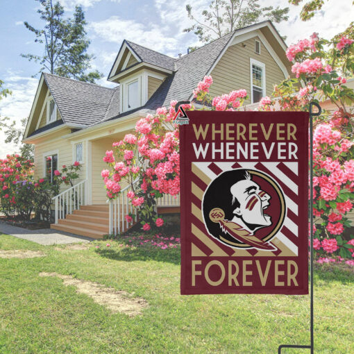 Florida State Seminoles Forever Fan Flag, NCAA Sport Fans Outdoor Flag