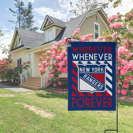 New York Rangers Forever Fan Flag, NHL Sport Fans Outdoor Flag