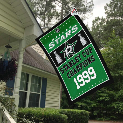 Dallas Stars Stanley Cup Champions Flag, Dallas Stars Stanley Cup Flag, NHL Premium Flag