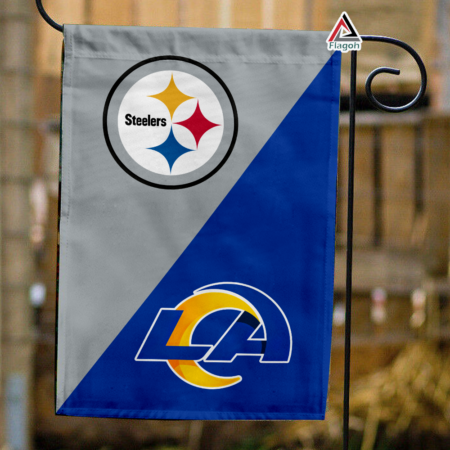 Steelers vs Rams House Divided Flag, NFL House Divided Flag