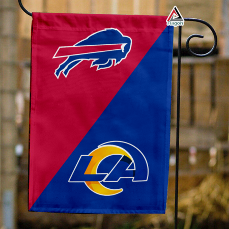 Bills vs Rams House Divided Flag, NFL House Divided Flag