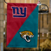 New York Giants vs Jacksonville Jaguars House Divided Flag, NFL House Divided Flag