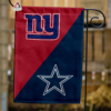 New York Giants vs Dallas Cowboys House Divided Flag, NFL House Divided Flag