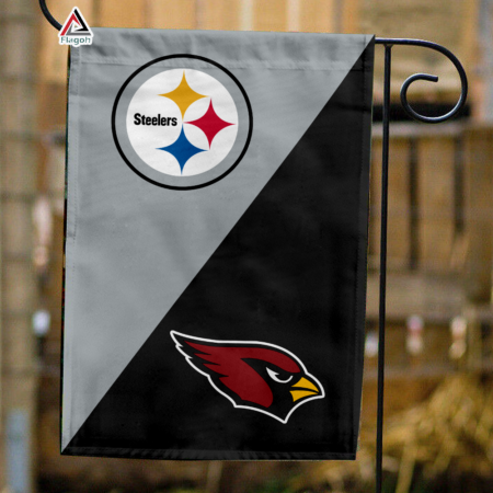 Steelers vs Cardinals House Divided Flag, NFL House Divided Flag
