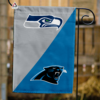 Seattle Seahawks vs Carolina Panthers House Divided Flag, NFL House Divided Flag