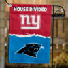 Giants vs Panthers House Divided Flag, NFL House Divided Flag