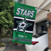 House Flag Mockup 1 Dallas Stars Back