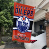 House Flag Mockup 1 Edmonton Oilers Back