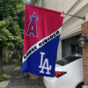 House Flag Mockup 1 Los Angeles Angels vs Los Angeles Dodgers 1314