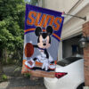 Phoenix Suns x Mickey Basketball Flag, NBA Premium Flag