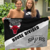House Flag Mockup 3 NGANG Chicago Bulls x San Antonio Spurs 630