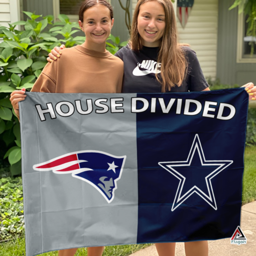 Patriots vs Ravens House Divided Flag, NFL House Divided Flag