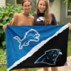 House Flag Mockup 3 NGANGDetroit Lions vs Carolina Panthers House Divided Flag NFL House Divided Flag 36