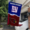 New York Giants vs Arizona Cardinals House Divided Flag