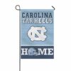 North Carolina Tar Heels Football Flag, UNC Rameses Mascot Welcome Sign, Custom Family Name NCAA Premium Decor