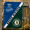 Royals vs Athletics House Divided Flag, MLB House Divided Flag