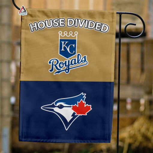 Royals vs Jays House Divided Flag, MLB House Divided Flag