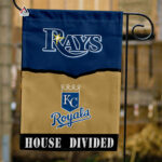 Rays vs Royals House Divided Flag, MLB House Divided Flag