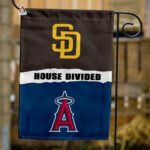 Padres vs Angels House Divided Flag, MLB House Divided Flag