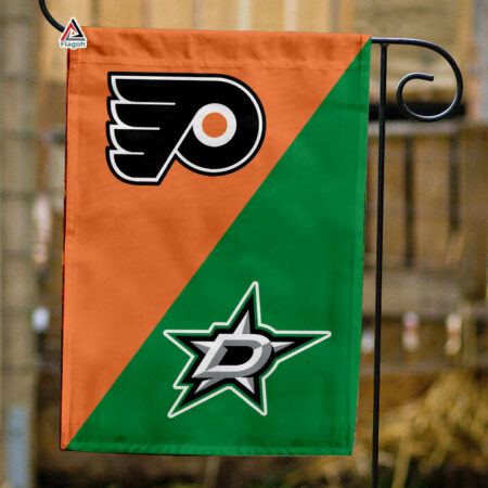 Flyers vs Stars House Divided Flag, NHL House Divided Flag
