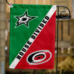Stars vs Hurricanes House Divided Flag, NHL House Divided Flag