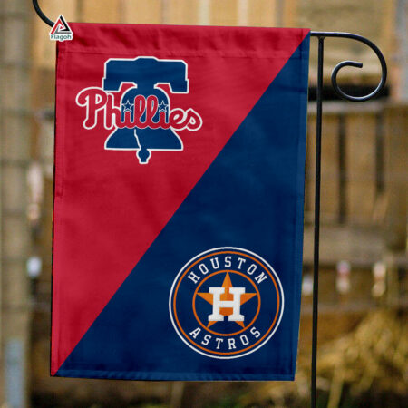 Phillies vs Astros House Divided Flag, MLB House Divided Flag