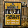 Boston Bruins Stanley Cup Champions Flag, Bruins Stanley Cup Flag, NHL Premium Flag
