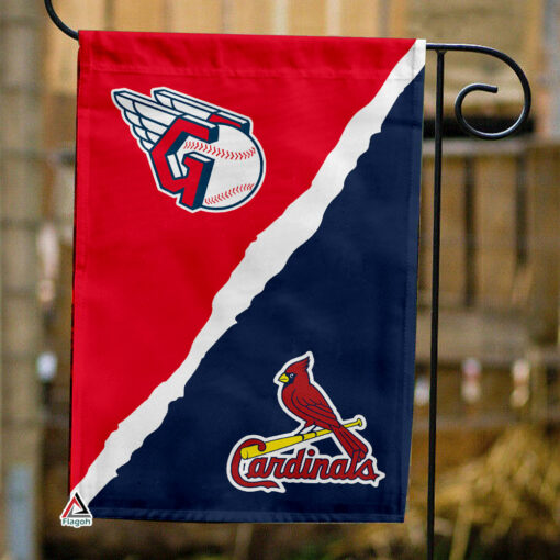 Guardians vs Cardinals House Divided Flag, MLB House Divided Flag