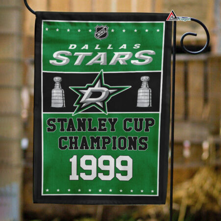Dallas Stars Stanley Cup Champions Flag, Dallas Stars Stanley Cup Flag, NHL Premium Flag