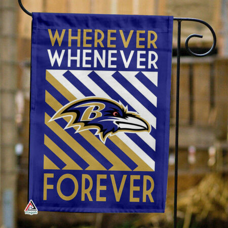 Baltimore Ravens Forever Fan Flag, NFL Sport Fans Outdoor Flag