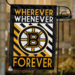 Boston Bruins Forever Fan Flag, NHL Sport Fans Outdoor Flag