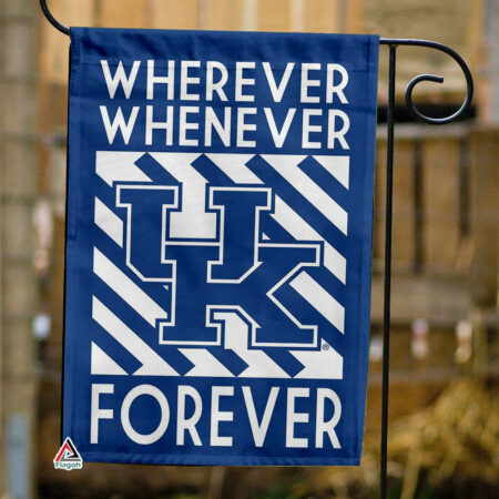 Lids Kentucky Wildcats Forever Fan Flag, NCAA Sport Fans Outdoor Flag