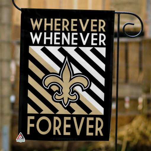 New Orleans Saints Forever Fan Flag, NFL Sport Fans Outdoor Flag