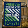 Seattle Seahawks Forever Fan Flag, NFL Sport Fans Outdoor Flag