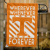 Tennessee Volunteers Forever Fan Flag, NCAA Sport Fans Outdoor Flag