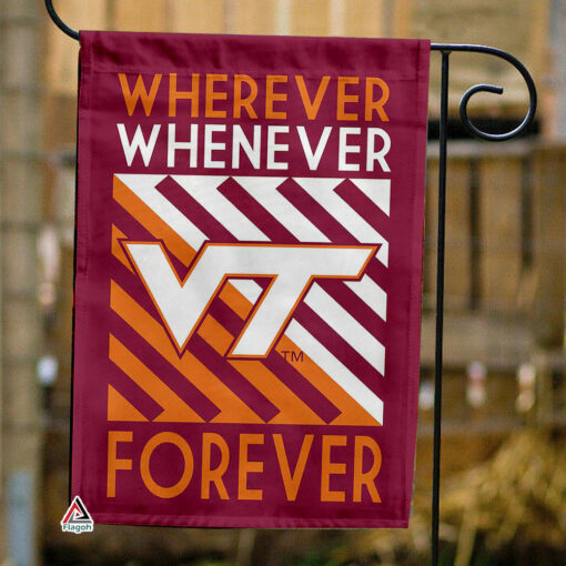 Virginia Tech Hokies Forever Fan Flag, NCAA Sport Fans Outdoor Flag