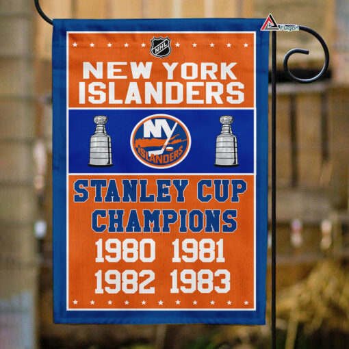 New York Islanders Stanley Cup Champions Flag, Islanders Stanley Cup Flag, NHL Premium Flag