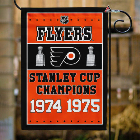 Philadelphia Flyers Stanley Cup Champions Flag, Flyers Stanley Cup Flag, NHL Premium Flag