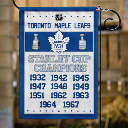 Toronto Maple Leafs Stanley Cup Champions Flag, Maple Leafs Stanley Cup Flag, NHL Premium Flag