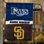 Rays vs Padres House Divided Flag, MLB House Divided Flag