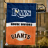 Rays vs Giants House Divided Flag, MLB House Divided Flag