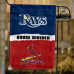 Rays vs Cardinals House Divided Flag, MLB House Divided Flag