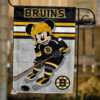 Boston Bruins x Mickey Hockey Flag, NHL Premium Flag