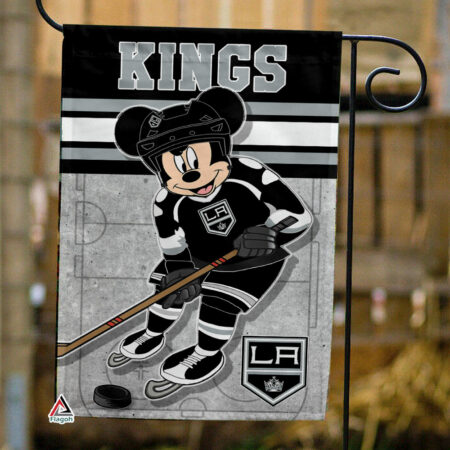 Los Angeles Kings x Mickey Hockey Flag, Los Angeles Kings Flag, NHL Premium Flag