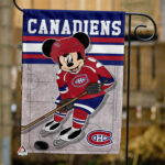 Montreal Canadiens x Mickey Hockey Flag, Montreal Canadiens Flag, NHL Premium Flag