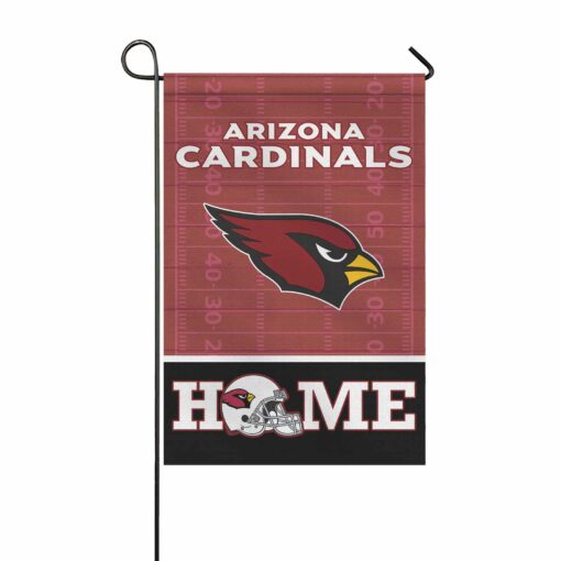 Arizona Cardinals Football Flag, Big Red Mascot Personalized Football Fan Welcome Flags, Custom Family Name NFL Premium Decor