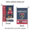 Florida Panthers Hockey Flag, Stanley Mascot Personalized Ice Hockey Fan Welcome Flags, Custom Family Name NHL Premium Decor